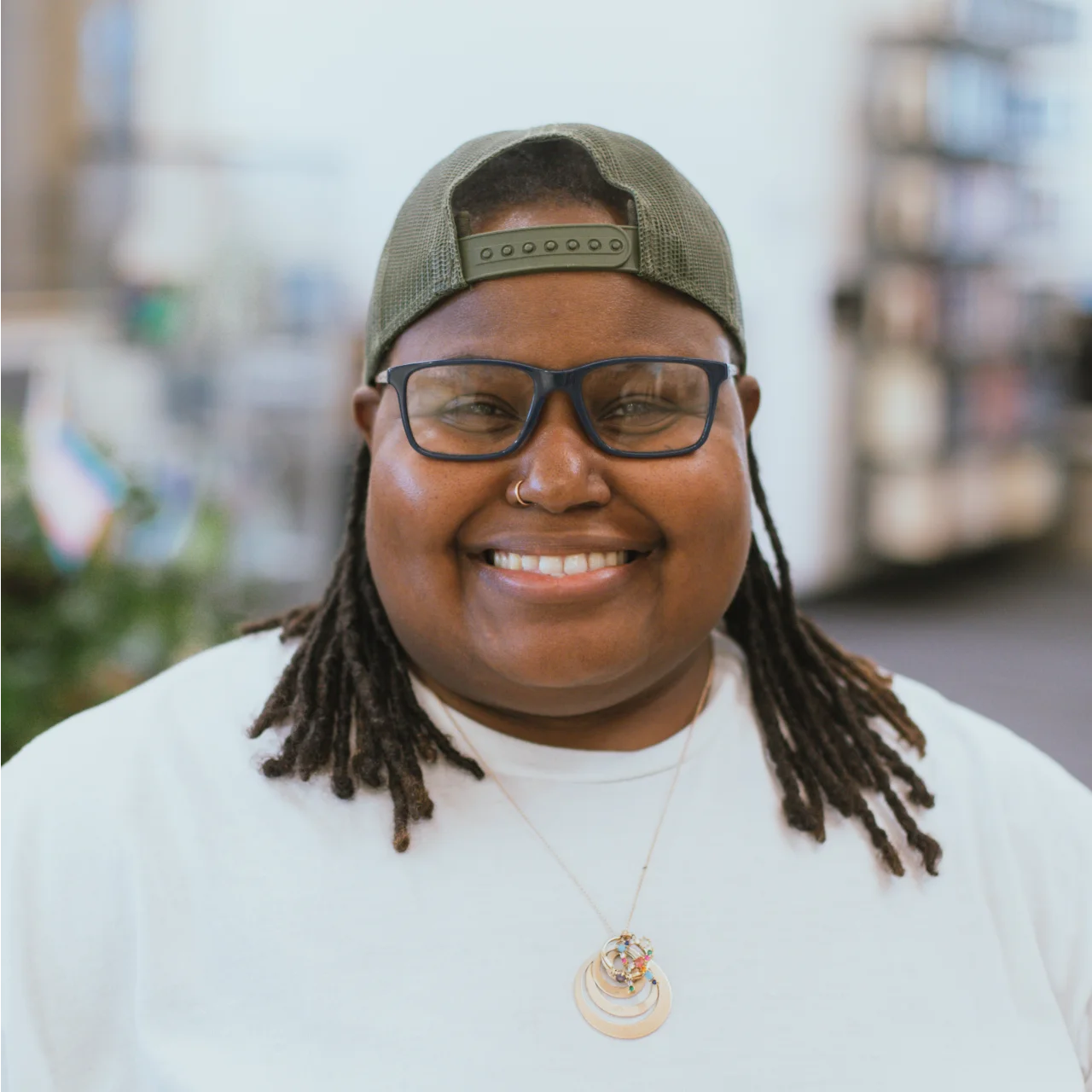 Portrait of Tamice Spencer-Helms smiling.
