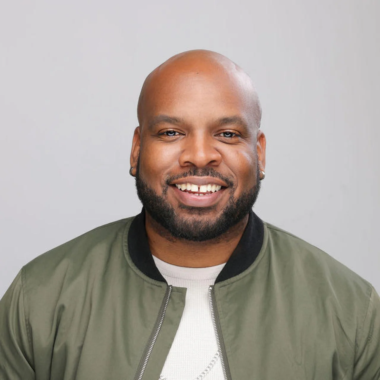 Headshot of Trey Ferguson speaking on a panel.